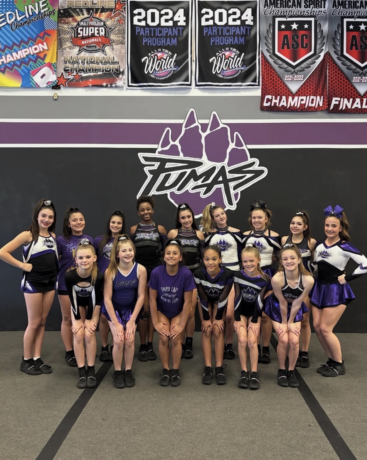 Inside Puma Cheer gym